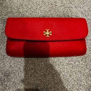 Tory Burch Orange Clutch